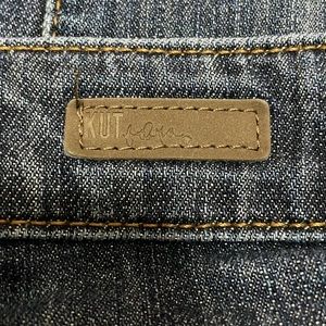 KUT FROM THE KLOTH Size 8 Dark Wash Jeans Style #KP494MS1 Straight Leg Mid Rise